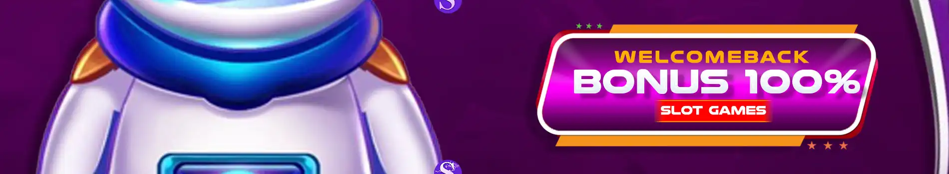 WELCOME BACK BONUS 100%